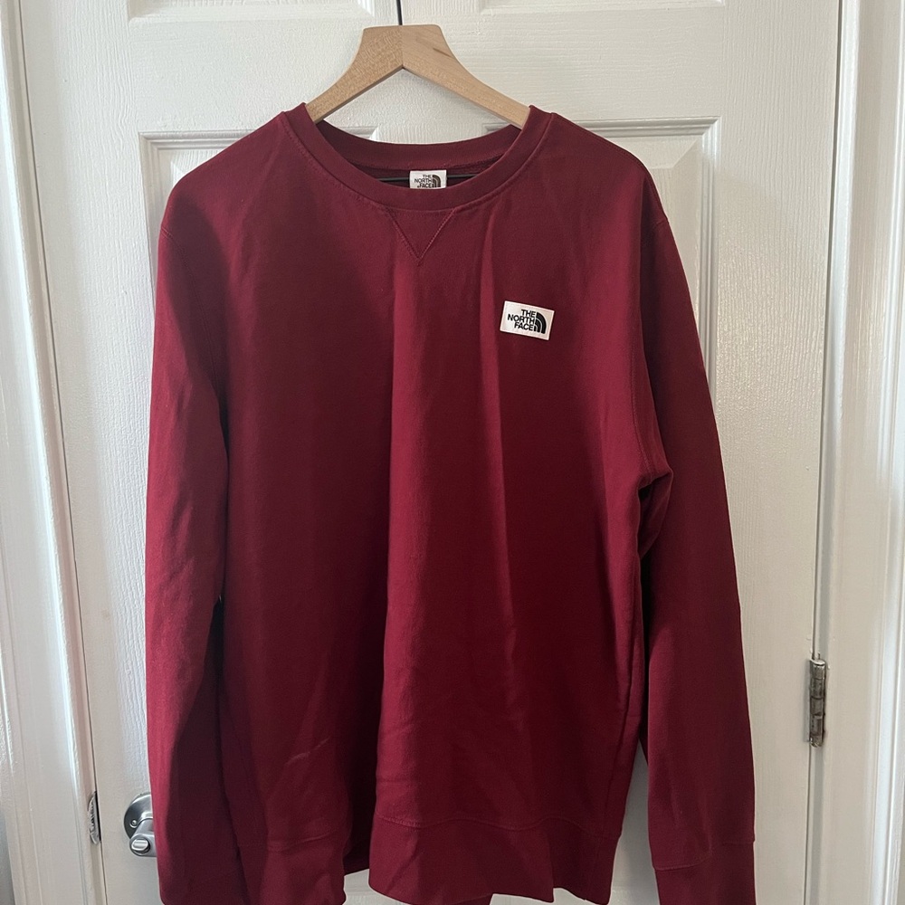 The North Face Burgundy Crewneck Sweatshirt